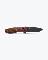 Benchmade Mini Barrage - Redstone Richlite Handles - CPM-S30V Blade - 585BK-04 Knives - Tophatter Daily Deals