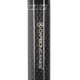 Sleek Carbon Fiber Cane: Mesh Pattern, Black Handle Superlite Carbon Fiber Walking Canes - Tophatter Daily Deals