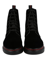 Alexander McQueen Hybrid Lace Up Boot Footwear - Tophatter Daily Deals