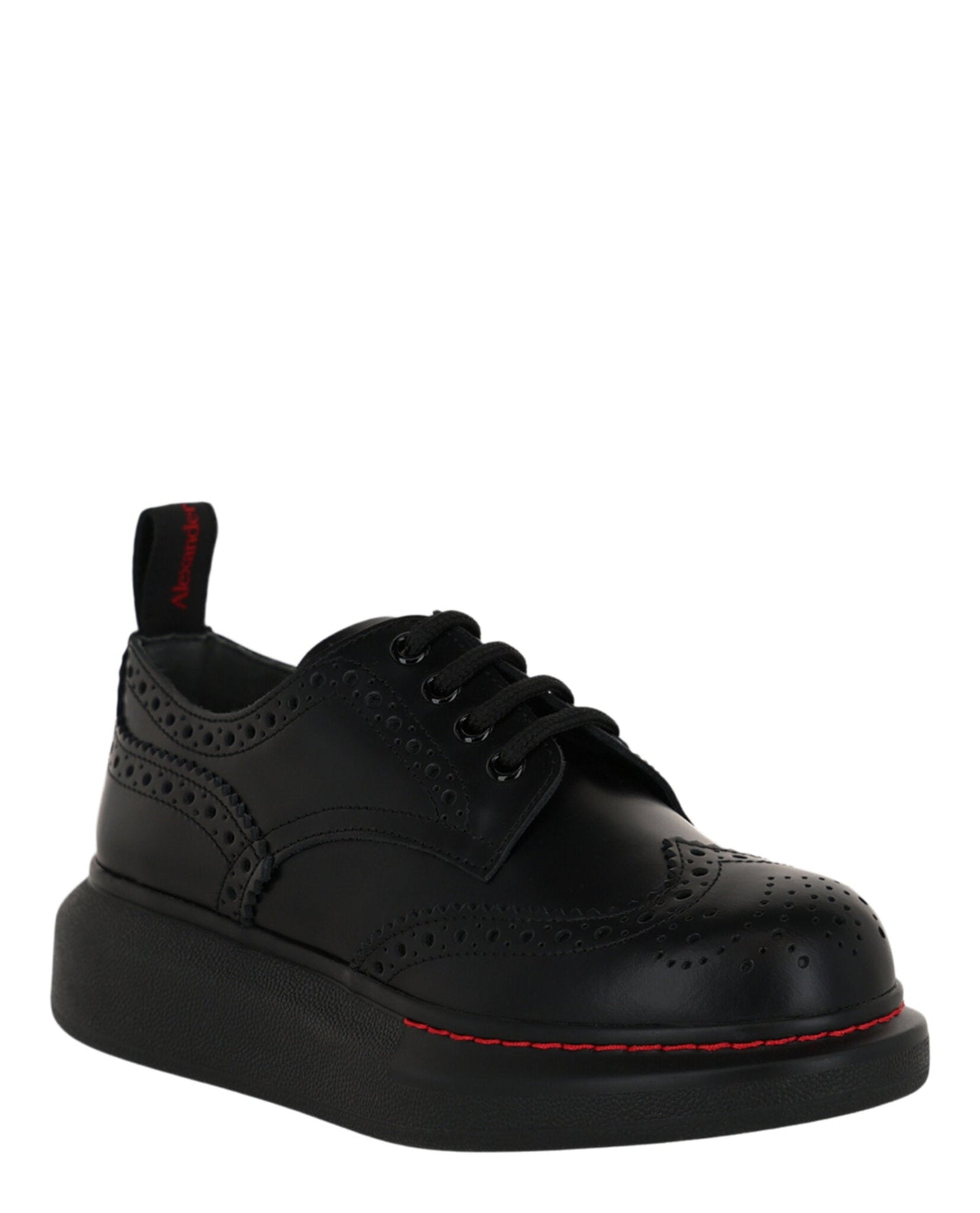 Alexander McQueen Liquid Spaz Lace-Up Brogues Footwear - Tophatter Daily Deals
