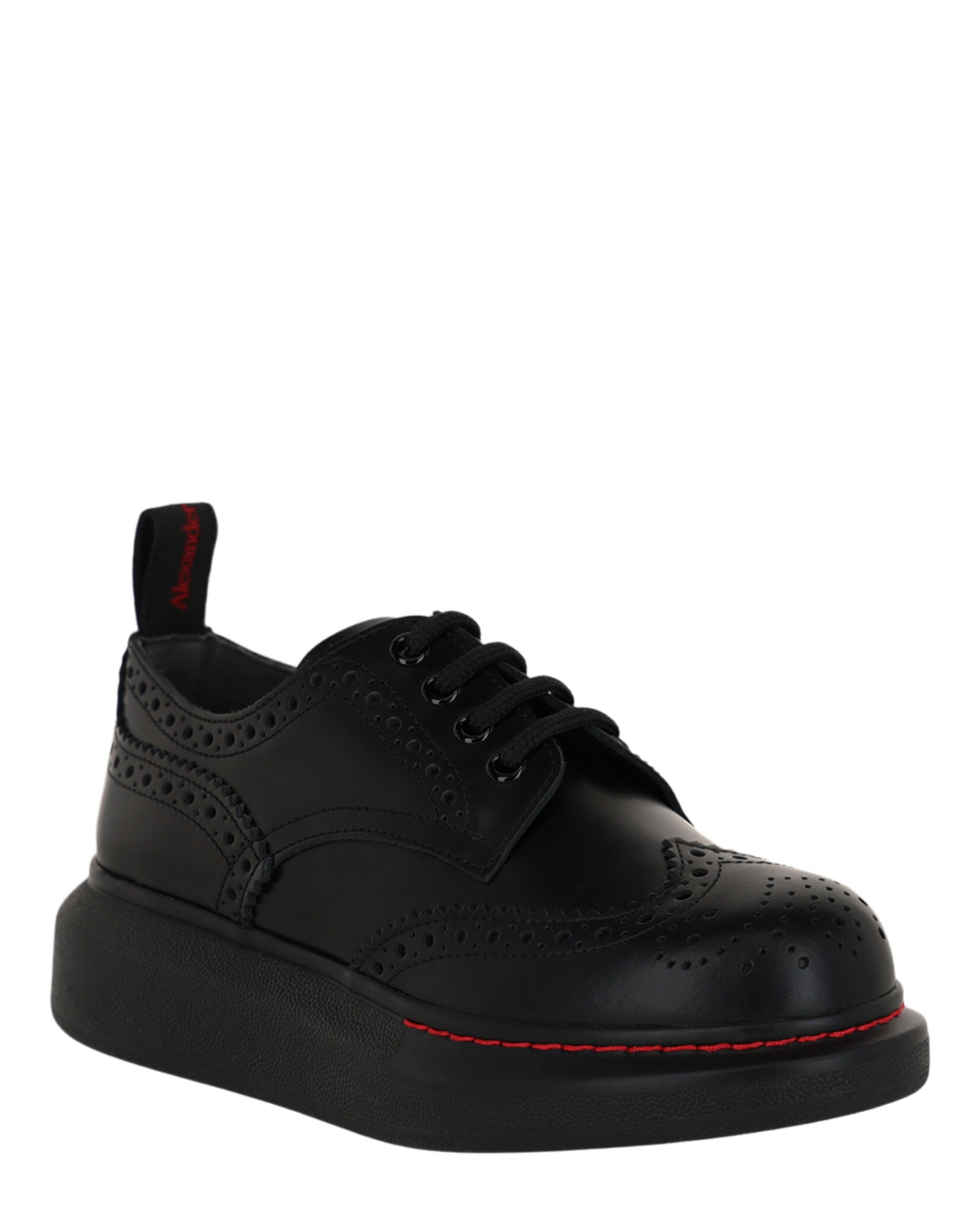 Alexander McQueen Liquid Spaz Lace-Up Brogues Footwear - Tophatter Daily Deals