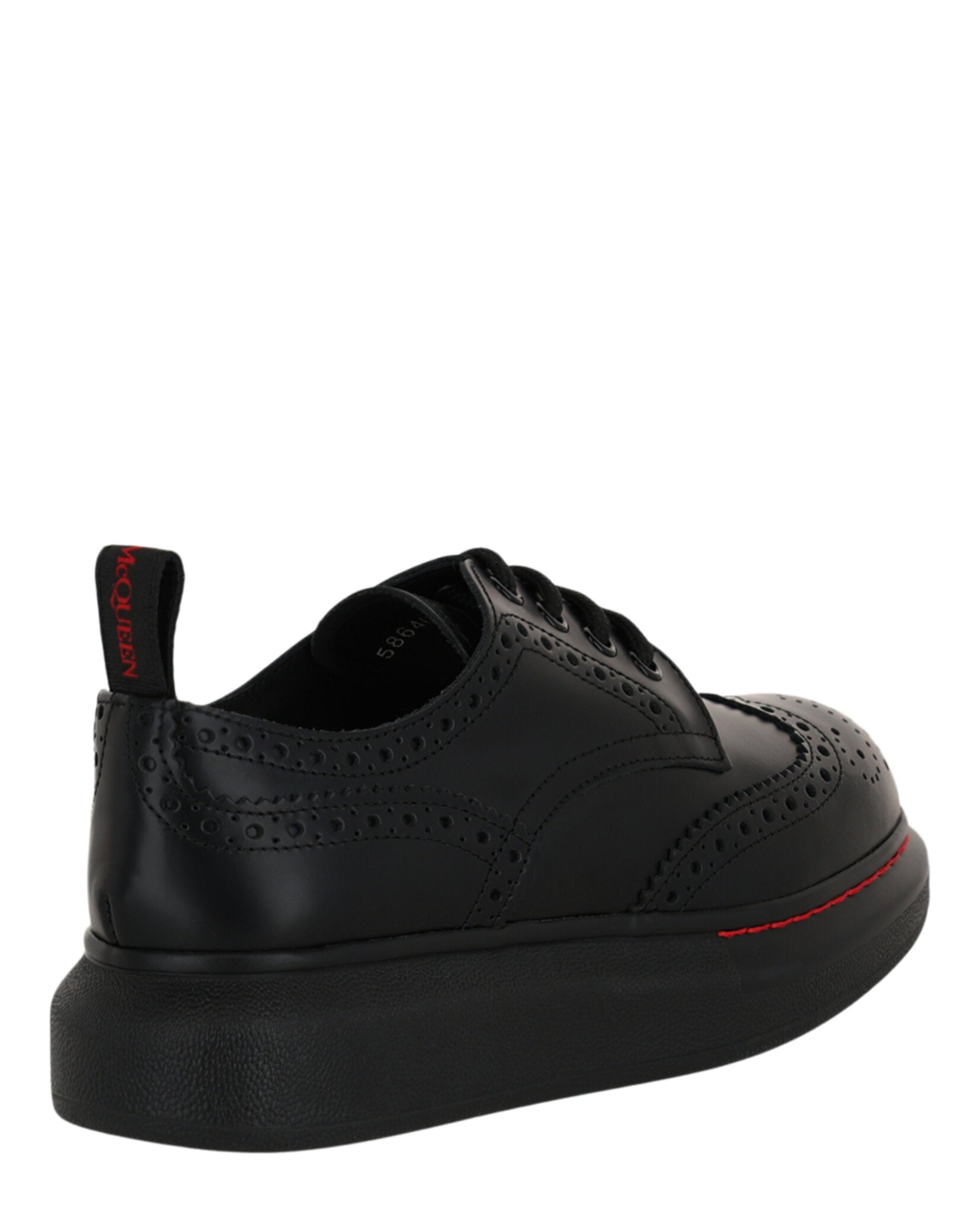 Alexander McQueen Liquid Spaz Lace-Up Brogues Footwear - Tophatter Daily Deals