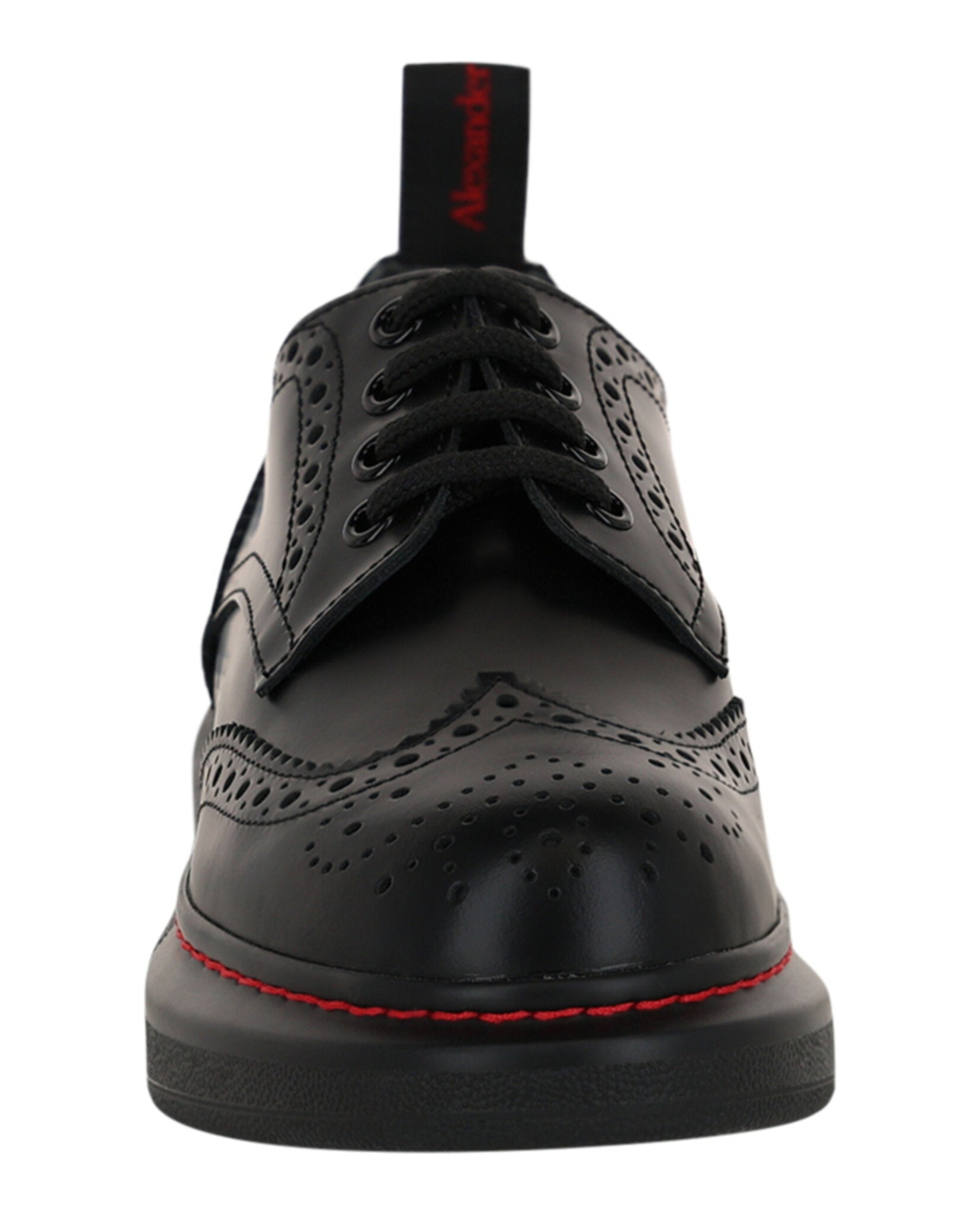 Alexander McQueen Liquid Spaz Lace-Up Brogues Footwear - Tophatter Daily Deals