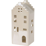 15cm White Ceramic LED Christmas House | Light-Up Ornament | Design Varies LED Light - Tophatter Daily Deals