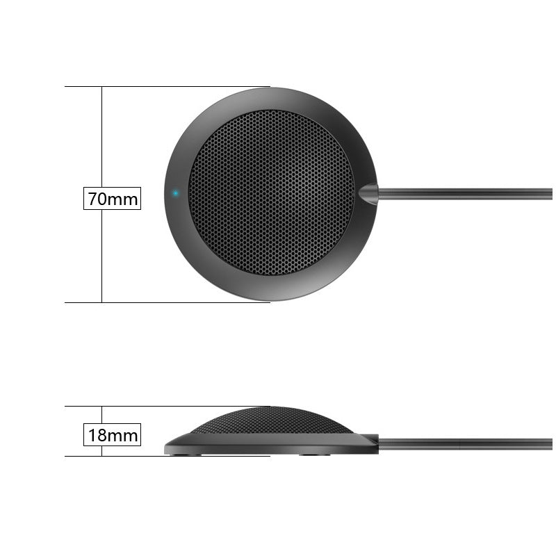 360 degree omnidirectional pickup microphone 0 - Tophatter Daily Deals
