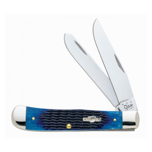 Case - Trapper - Blue Bone - 02800 Knives - Tophatter Daily Deals