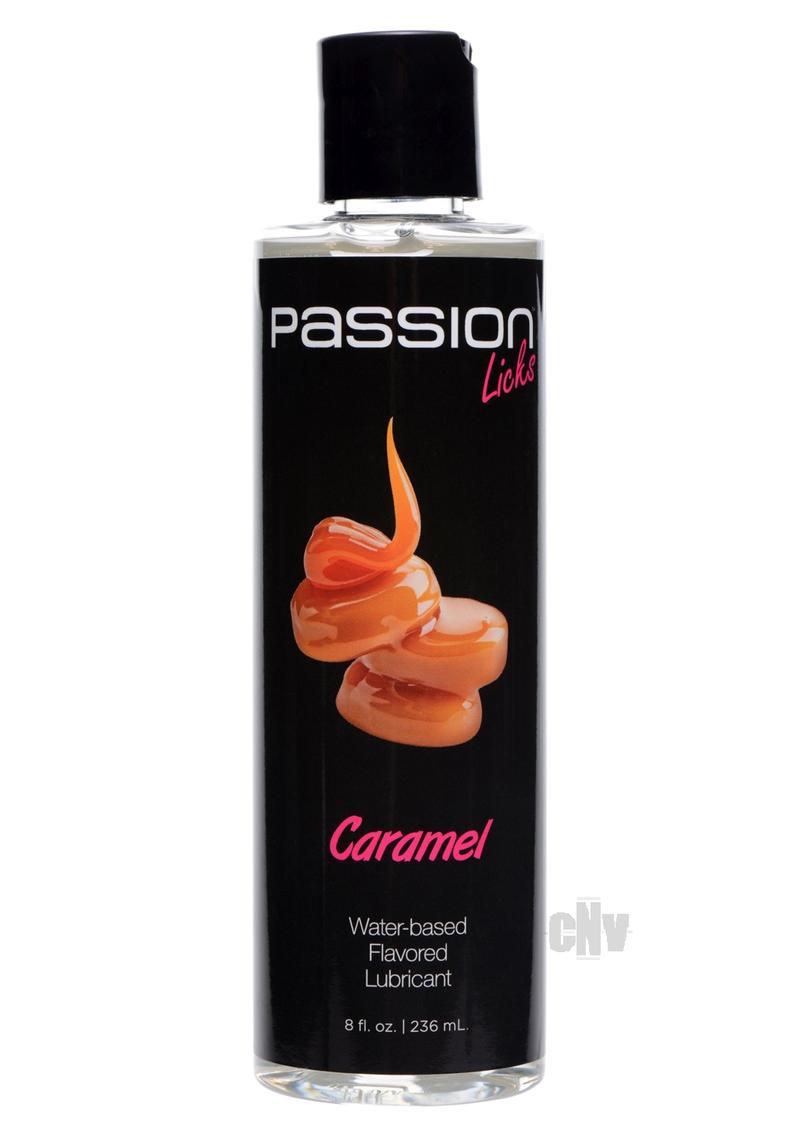 Passion Licks Flavor Lube Caramel 8oz - Tophatter Daily Deals
