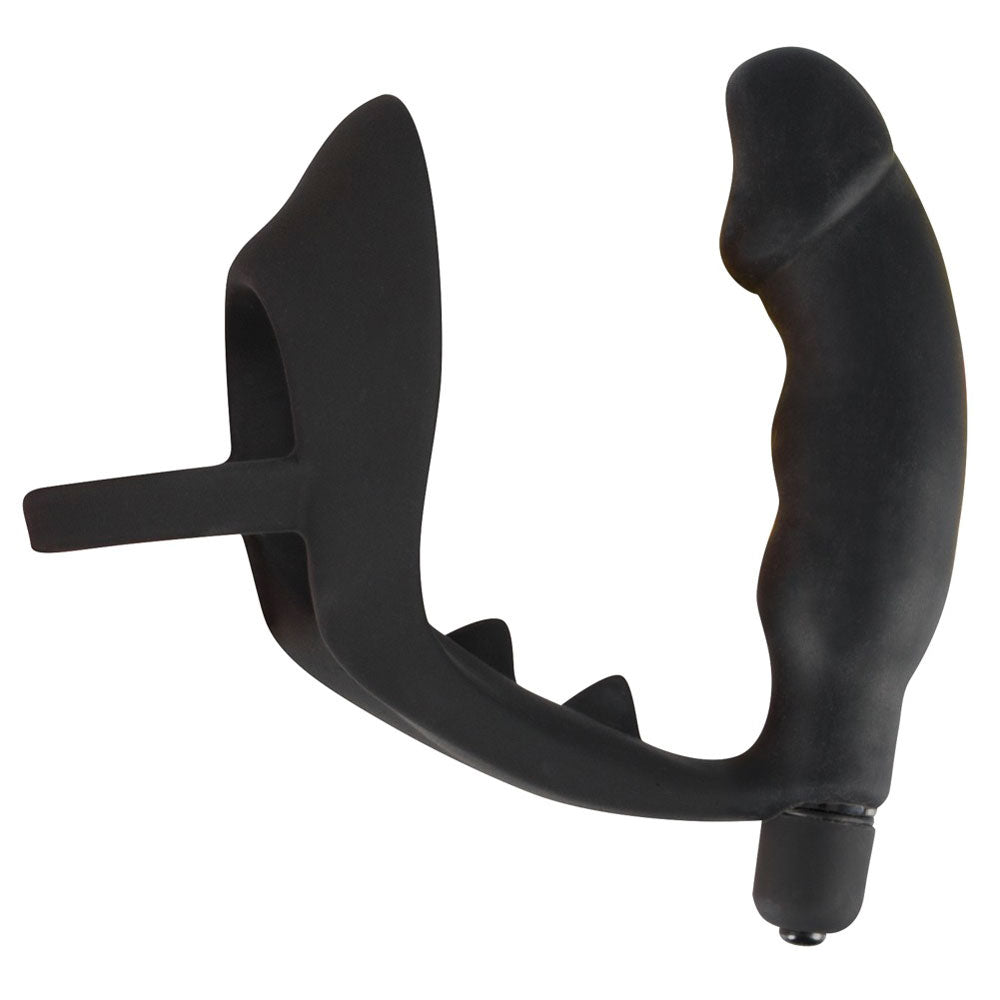 You2Toys Black Velvets Cock Ring and Vibrating Anal Plug – Silicone 5.5 Inch Set > Anal Range > Butt Plug Kits - Tophatter Daily Deals