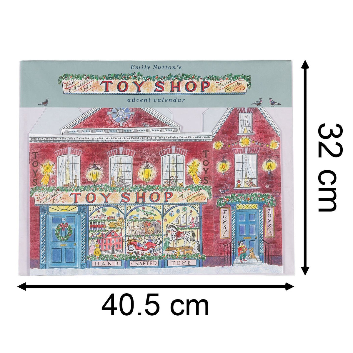 3D Toy Shop Christmas Advent Calendar | Advent Calendar with Pop-Up Characters Advent Calendar - Tophatter Daily Deals