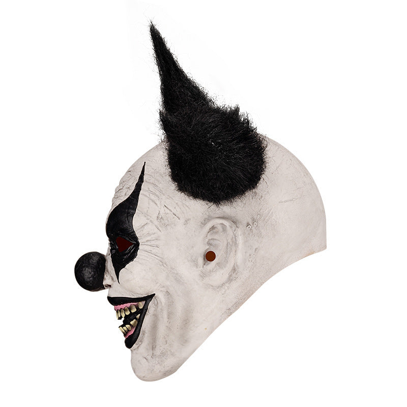 Latex Clown Mask One Piece Halloween Headgear Scary 3D Changing Face Moving Picture Frame - Tophatter Daily Deals