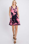 Heimish Full Size Floral V-Neck Tank Dress with Pockets Casual Dresses - Tophatter Daily Deals