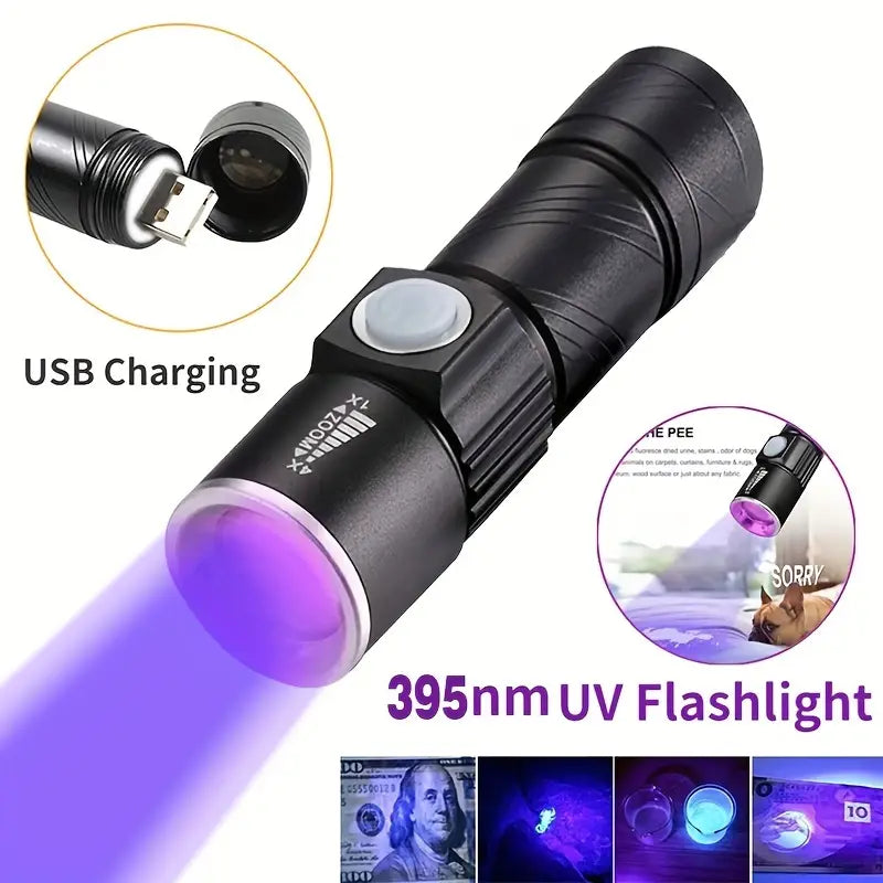 MINI UV Flashlight 395nm - Tophatter Daily Deals