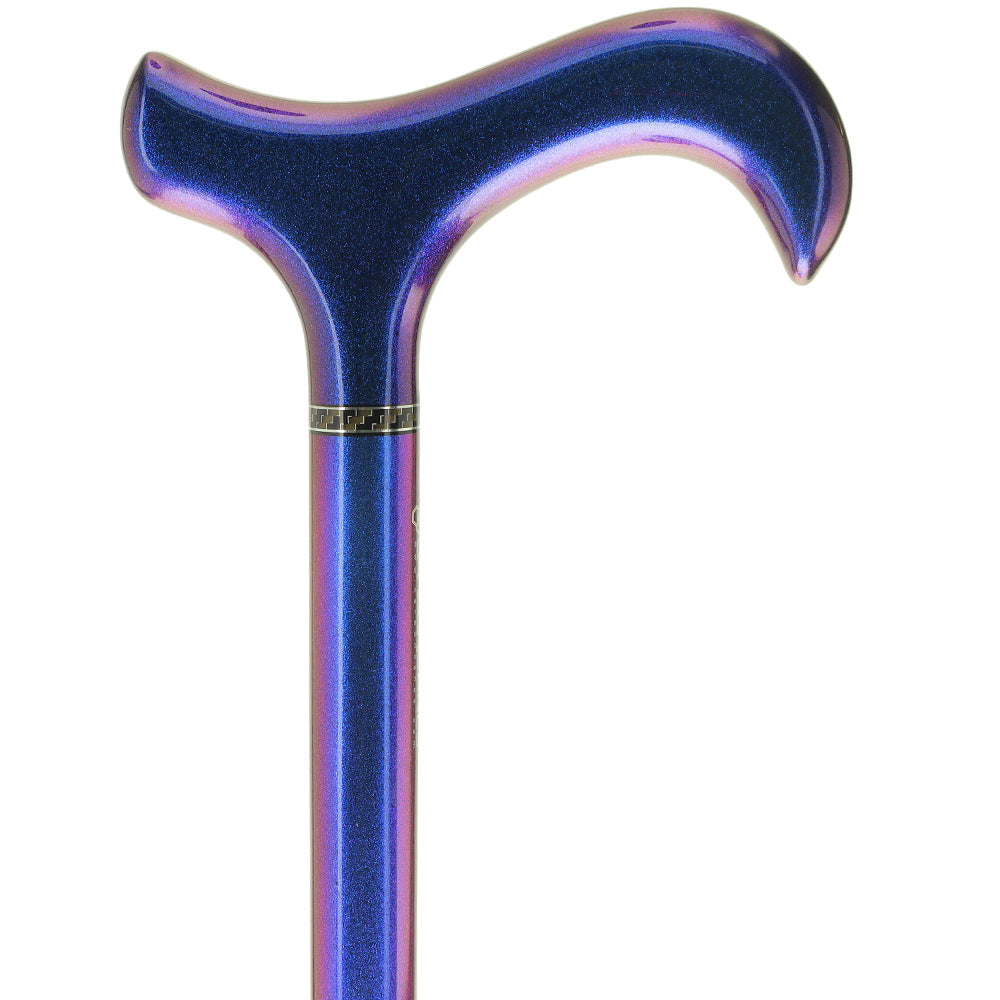 Exclusive Color-Changing Metallic Blue Cane: Carbon Fiber Superlite Carbon Fiber Walking Canes - Tophatter Daily Deals