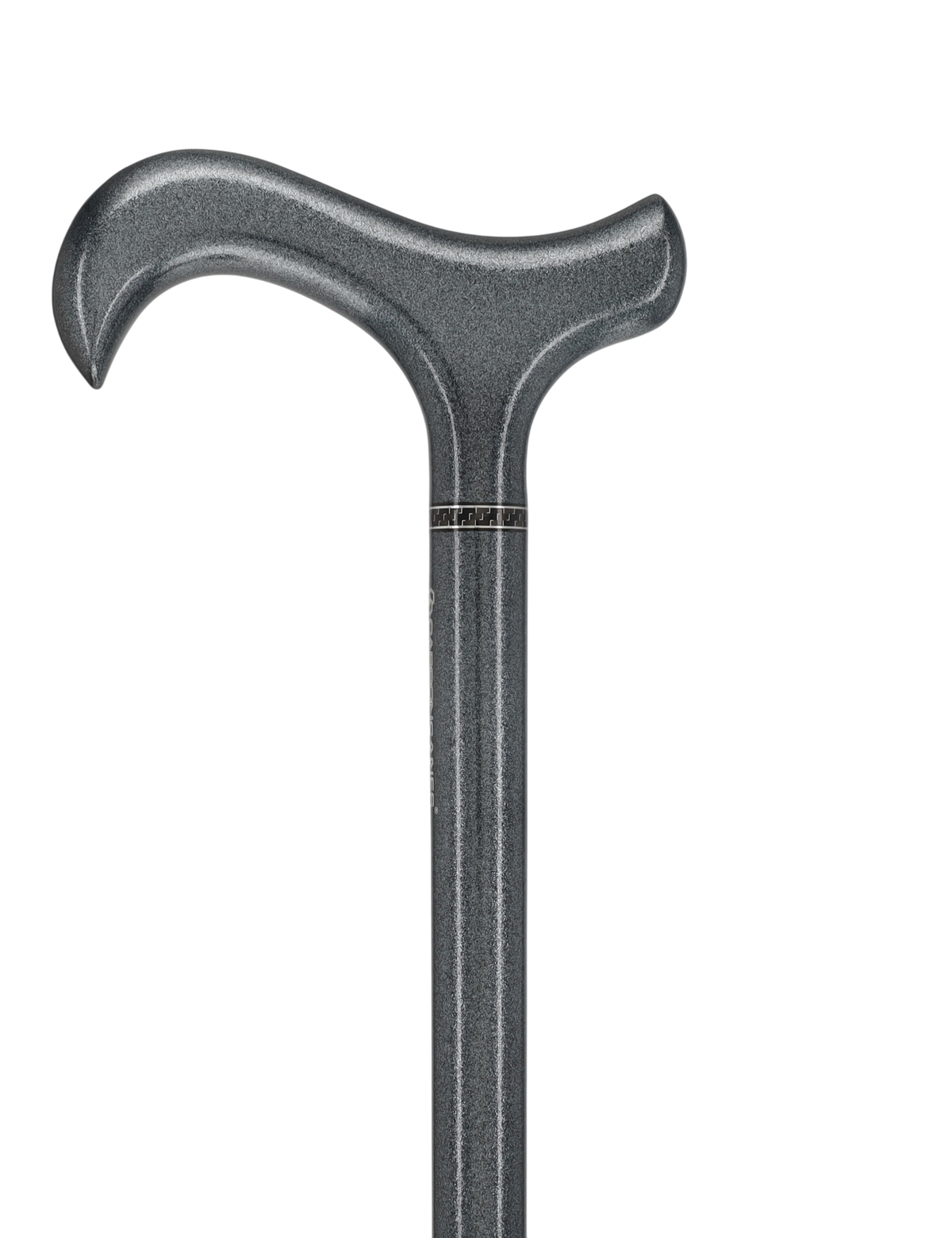 The Silver Lining Metallic Silver Derby Carbon Fiber Walking Cane Superlite Carbon Fiber Walking Canes - Tophatter Daily Deals