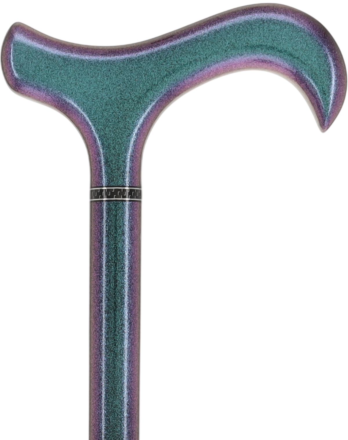 The Northern Lights Metallic Derby Carbon Fiber Walking Cane Superlite Carbon Fiber Walking Canes - Tophatter Daily Deals