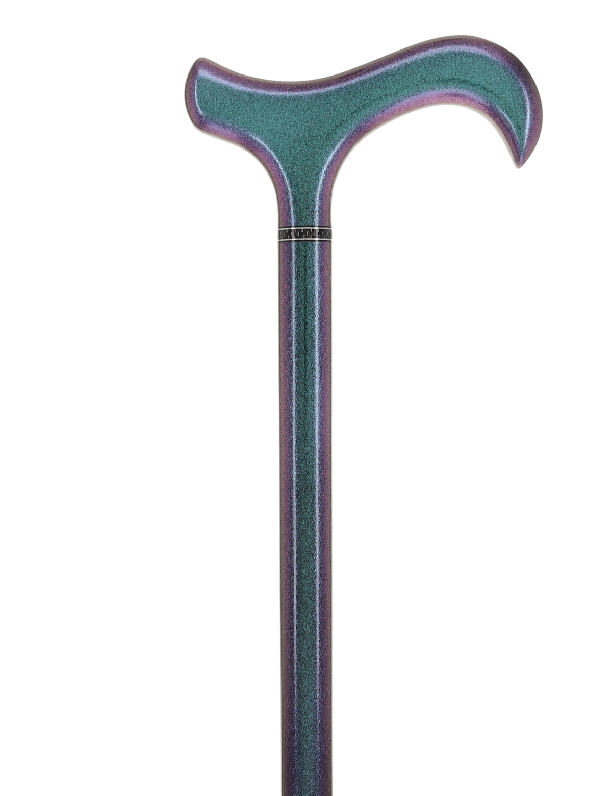 The Northern Lights Metallic Derby Carbon Fiber Walking Cane Superlite Carbon Fiber Walking Canes - Tophatter Daily Deals