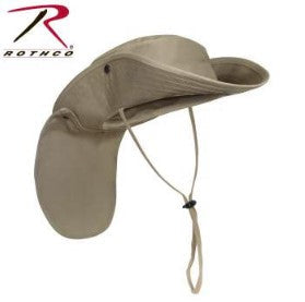 Rothco Adjustable Boonie Hat With Neck Cover - Tophatter Daily Deals
