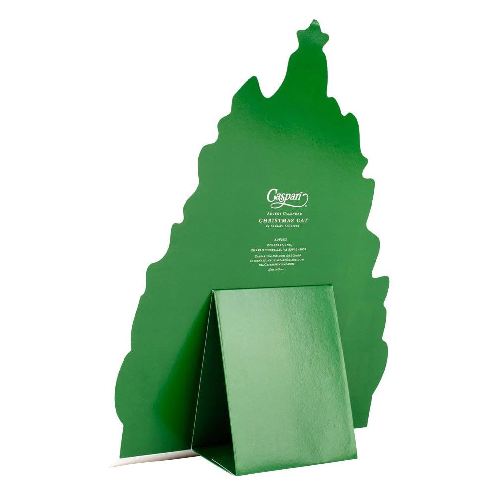 Christmas Cat 3D Christmas Advent Calendar | Fold-out Cat-Shaped Calendar - 42cm Advent Calendar - Tophatter Daily Deals