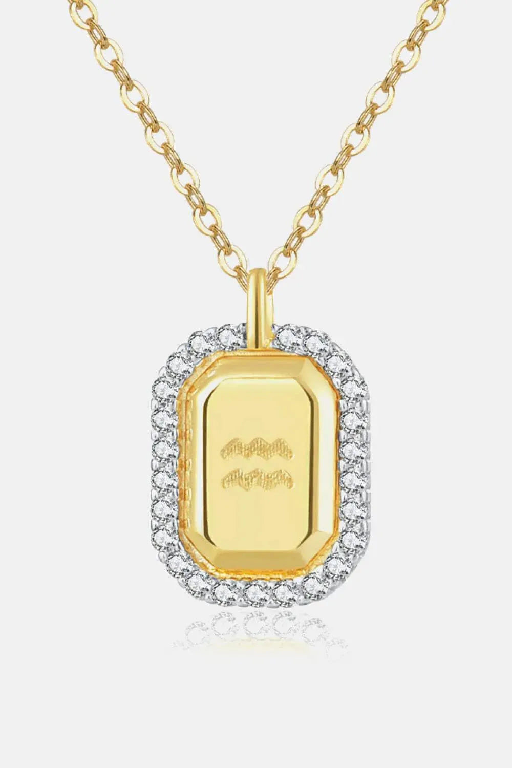 Zircon Decor Constellation Pendant Necklace Necklaces - Tophatter Daily Deals