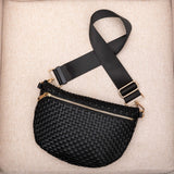 Vivienne Solid Woven Crossbody Sling Bag Handbags & Wallets - Tophatter Daily Deals