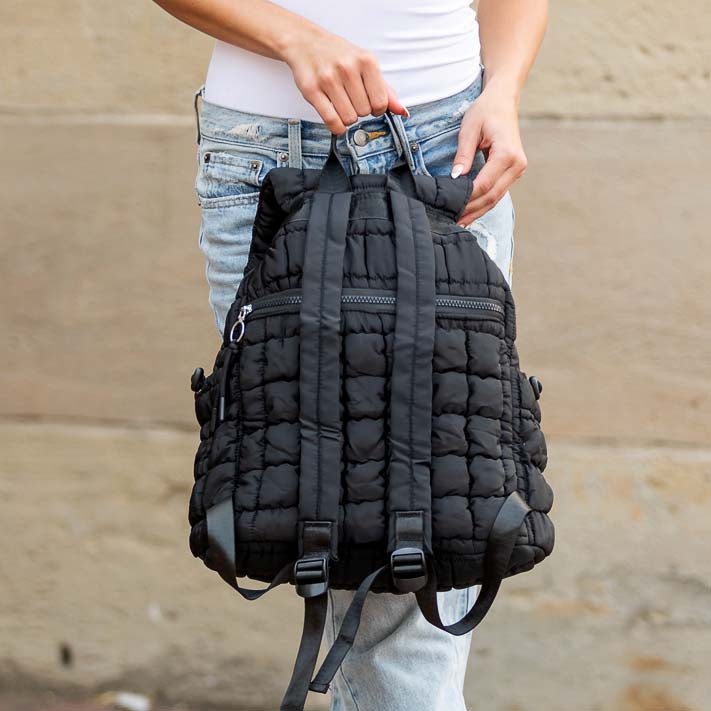 Stevie Quilted Puffer Backpack Handbags & Wallets - Tophatter Daily Deals
