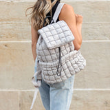 Stevie Quilted Puffer Backpack Handbags & Wallets - Tophatter Daily Deals
