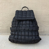 Stevie Quilted Puffer Backpack Black Handbags & Wallets - Tophatter Daily Deals