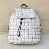 Stevie Quilted Puffer Backpack Pebble Handbags & Wallets - Tophatter Daily Deals