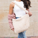 Boucle Sherpa Messenger Bag Handbags & Wallets - Tophatter Daily Deals
