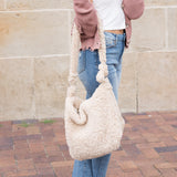 Boucle Sherpa Messenger Bag Handbags & Wallets - Tophatter Daily Deals