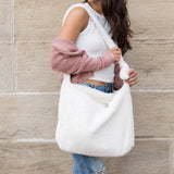 Boucle Sherpa Messenger Bag Handbags & Wallets - Tophatter Daily Deals