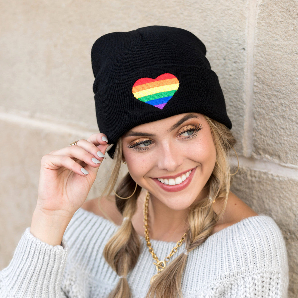 Pride Boyfriend Beanie Black Hats - Tophatter Daily Deals