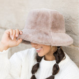 Plush Fur Bucket Hat Hats - Tophatter Daily Deals