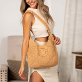 Raquel Crochet Hobo Shoulder Bag Handbags & Wallets - Tophatter Daily Deals