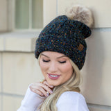 C.C® Confetti Pom Beanie Hats - Tophatter Daily Deals