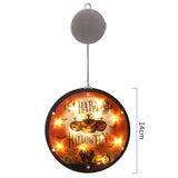 Halloween LED Lantern 160mm PVC Decor, IP44 Spooky Glow 9 Style 3D Changing Face Moving Picture Frame - Tophatter Daily Deals