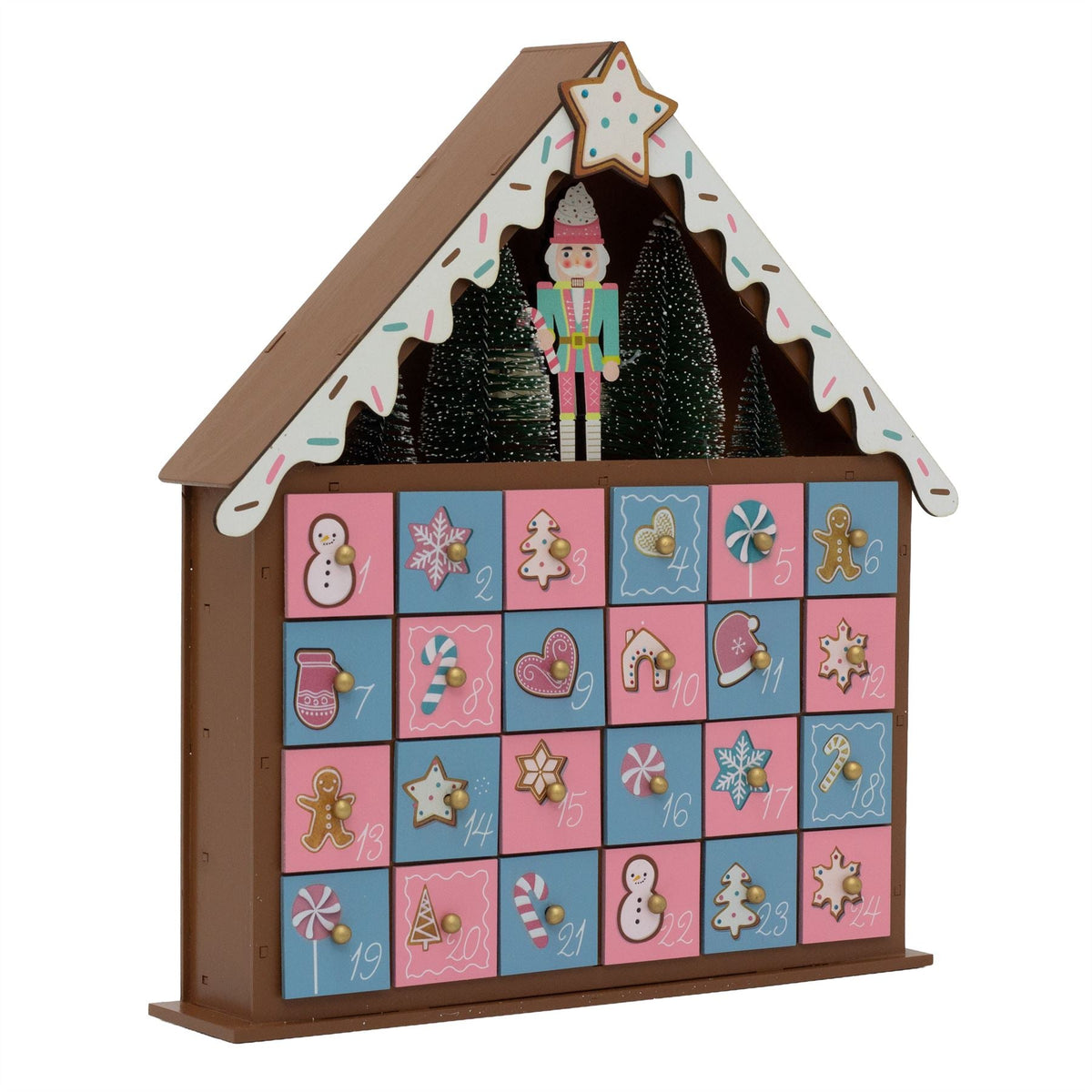 Nutcracker Candy LED Christmas Advent Calendar | Fill Our Own Advent Calendar Advent Calendar - Tophatter Daily Deals