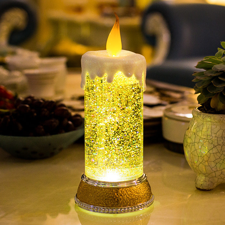 Baby Birthday Candle Light Christmas Night Light Creative Birthday Gift Light Golden light USB 0 - Tophatter Daily Deals
