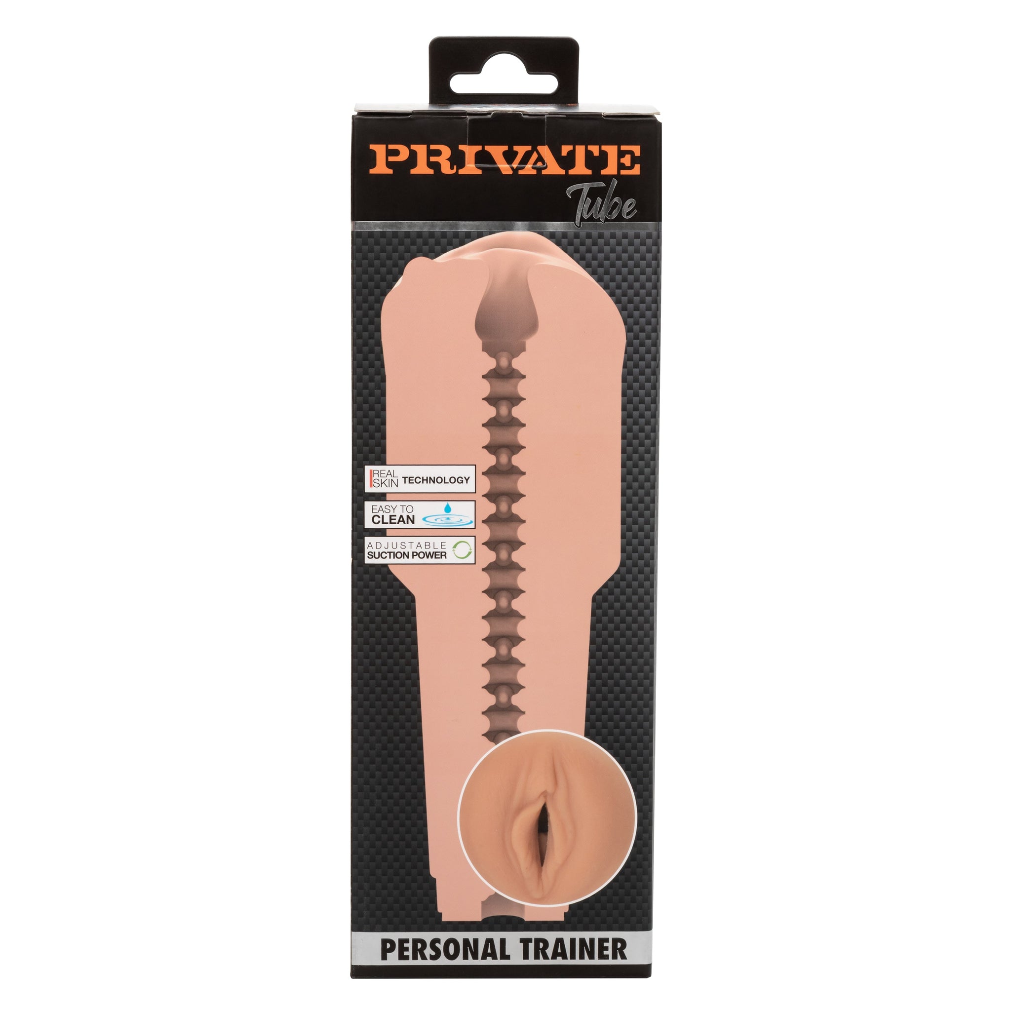 Private Tube Personal Trainer Tub Gold Real Skin TPR Suction Masturbator Sleeve > Sex Toys For Men > Masturbators > Manual - Tophatter Daily Deals