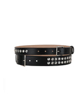 Alexander McQueen Studded Double Belt Black Belts - Tophatter Daily Deals