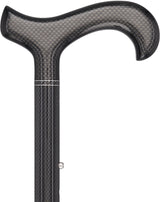 Lightweight Mesh Carbon Fiber Cane - Foldable & Adjust Superlite Carbon Fiber Walking Canes - Tophatter Daily Deals