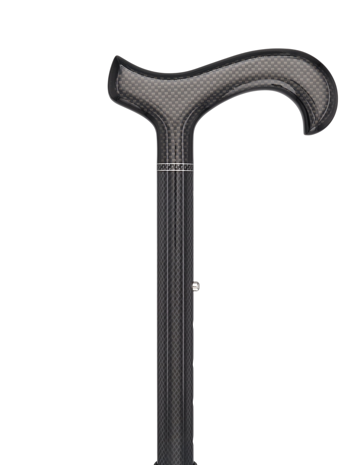 Extra Tall, Folding Carbon Fiber Derby Cane - Adjustable Superlite Carbon Fiber Walking Canes - Tophatter Daily Deals