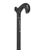 Extra Tall, Folding Carbon Fiber Derby Cane - Adjustable Superlite Carbon Fiber Walking Canes - Tophatter Daily Deals