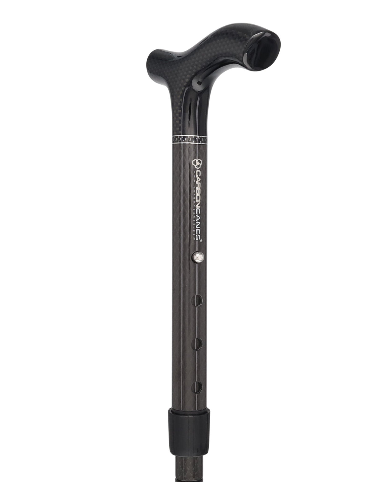 Ultra-Light Mini Folding Carbon Fiber Cane - Adjustable Fritz Superlite Carbon Fiber Walking Canes - Tophatter Daily Deals