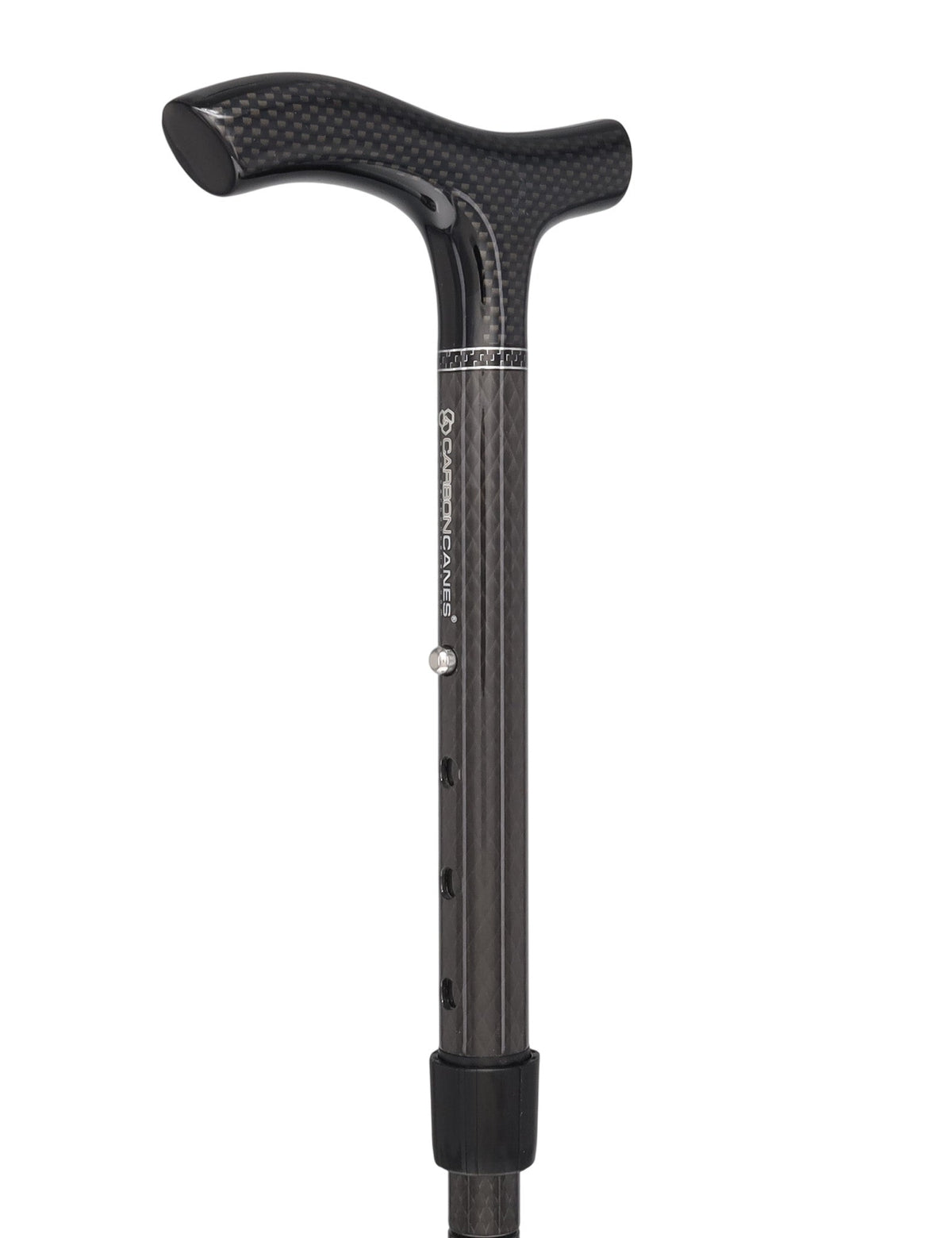 Ultra-Light Mini Folding Carbon Fiber Cane - Adjustable Fritz Superlite Carbon Fiber Walking Canes - Tophatter Daily Deals