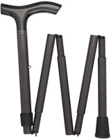 Ultra-Light Mini Folding Carbon Fiber Cane - Adjustable Fritz Superlite Carbon Fiber Walking Canes - Tophatter Daily Deals