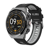 2-in-1 Bluetooth Talking Heart Rate Monitoring Smartwatch Black Dual Color Tape 0 - Tophatter Daily Deals
