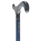 Carbon Fiber Blue Mesh Derby: Adjustable Walking Cane Superlite Carbon Fiber Walking Canes - Tophatter Daily Deals
