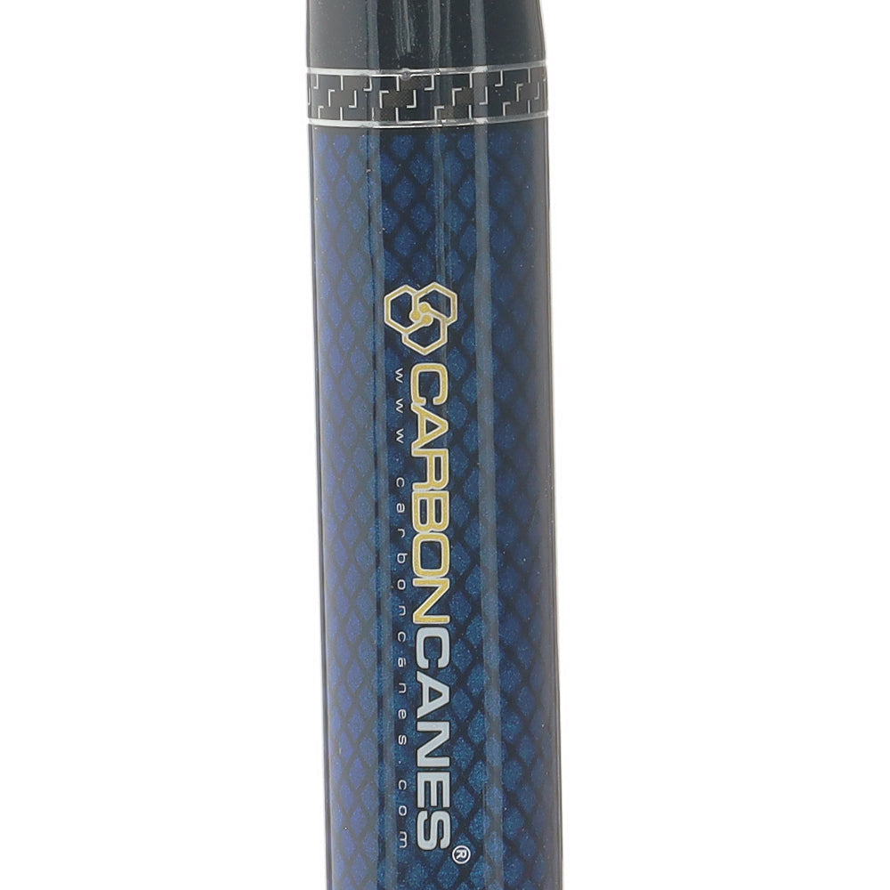 Carbon Fiber Blue Mesh Derby: Adjustable Walking Cane Superlite Carbon Fiber Walking Canes - Tophatter Daily Deals
