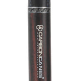 Exotic Ebony Wood on Carbon Fiber - Derby Walking Cane Superlite Carbon Fiber Walking Canes - Tophatter Daily Deals